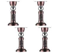 SFOCQVISH Fermaporta Magnetico anticollisione, fermaporta Magnetico con Viti e Nastro Biadesivo, Nessuna Perforazione Richiesta fermaporta fermaporta in Metallo,Red(Blanc)