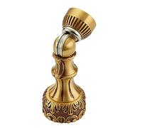 SFOCQVISH Fermaporta Magnetico anticollisione, fermaporta Magnetico in Metallo Bronzo con Viti da forare for Supporto Porta a Parete o Pavimento, Tenere la Porta Aperta,a(Satin Nickel)