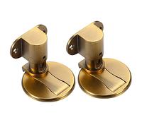 SFOCQVISH Fermaporta Magnetico Invisibile Regolabile in Metallo for casa o Hotel, 2 Pezzi - Oro(Yellow Bronze)
