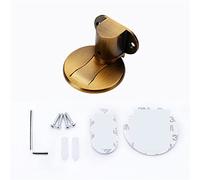 SFOCQVISH Fermaporta Regolabile in Acciaio Inossidabile Pavimento Forte collisione Magnetica Fermaporta Tocca la Protezione della Porta 1 Pezzo(Yellow Bronze)