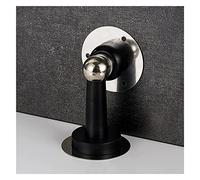 SFOCQVISH Fermaporta Senza Foratura Fermo for Porta, fermaporta a Pavimento, fermaporta Magnetico, Viti fermaporta in Acciaio Inossidabile Spazzolato for Un Montaggio più Resistente(Noir)