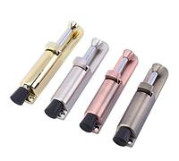 SFOCQVISH Fissatore for Porta Allungato in Lega di Zinco Fissatore for Porta a Pedale Piede for Porta Aspirazione for Porta Superiore Aspirazione for Porta a gradini 1 Pezzo(Brushed)