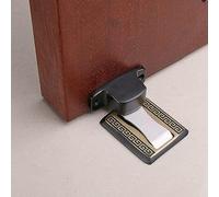 SFOCQVISH Lega di Assorbimento dello Zinco della Porta della Camera da Letto Tampone di Assorbimento Forte Tampone Anti-collisione Silenzioso Blocco Porta Punzone Resistenza Invisibile(Noir)