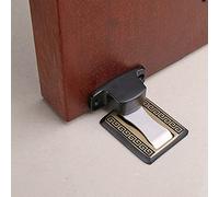 SFOCQVISH Lega di Assorbimento dello Zinco della Porta della Camera da Letto Tampone di Assorbimento Forte Tampone Anti-collisione Silenzioso Blocco Porta Punzone Resistenza Invisibile(Black Bronze)