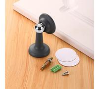 SFOCQVISH Muto Aspirazione Porta ABS Collisione Forte Fermaporta Magnetico Non Punzone Adesivo Forte Fermaporta Aspirazione A Terra 1 Pz(Gris)