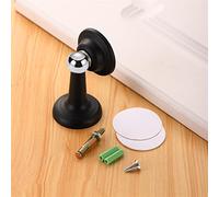 SFOCQVISH Muto Aspirazione Porta ABS Collisione Forte Fermaporta Magnetico Non Punzone Adesivo Forte Fermaporta Aspirazione A Terra 1 Pz(Noir)