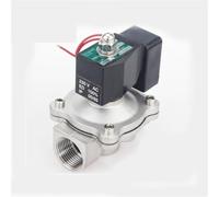 SFOCQVISH Valvola elettrica for Acqua 2/2 DN25 SS 1 Pollice AC 220 V 12 V Risparmio energetico N/C DIN Bobina 1 pz(Npt-240vac,2W-25B VITONSEAL)