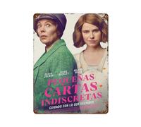 SFOGIEB Poster di piccole lettere del film Evil Decorazione da parete Art Metal Tin Poster Modern Bar Decorations40x30cm