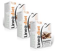 SFOGLIATINE IPERPROTEICHE ricoperte al cioccolato, Sfogliatine proteiche per la tua dieta proteica, per la FASE 1, zero zuccheri (Cioccolato al latte, 30)
