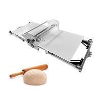 Sfogliatrice con controllo dello spessore regolabile da 2 a 30 mm, rullo elettrico per croissant, pane danese, impasto per pizza, perfetto per cuocere e cucinare