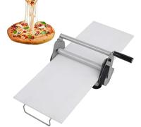 Sfogliatrice della pasta, macchina della pizza manuale dell'acciaio | Piatto manuale per impasto per spessore regolabile, perfetto per pizza e pasticceria in panifici