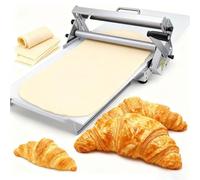 Sfogliatrice e arrotolatrice manuale da banco | Sfogliatrice manuale da banco che funziona anche come macchina per stendere l'impasto per una comoda preparazione dell'