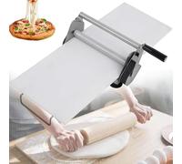 Sfogliatrice e macchina per pasta pieghevole in acciaio inox resistente | con tavola da 70 x 30 cm o 100 x 40 cm | Spessore regolabile da 0,5 a 27 mm | Qualità commerciale per pizze, panetteria
