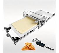 Sfogliatrice elettrica commerciale da 40 pollici | Rullo for pasticceria compatto,pieghevole resistente,spessore 2-30 mm,for torta pasta sfoglia con croissant