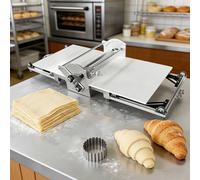 Sfogliatrice elettrica con design pieghevole compatto e spessore regolabile | Questa sfogliatrice elettrica presenta un design pieghevole compatto salvaspazio e impostazioni di spessore regolabili,