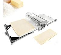 Sfogliatrice elettrica con spessore regolabile e design pieghevole per panetteria e uso domestico in pasticceria, croissant e pizza