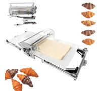 Sfogliatrice elettrica per impasto, professionale, spessore regolabile da 2 a 30 mm, larghezza 450 mm, rullo pieghevole in acciaio inox, per panetterie, pasticceria, croissant