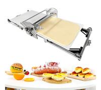 Sfogliatrice elettrica per pasticceria e pizza | Macchina pieghevole con spessore regolabile | Acciaio inossidabile e materiale alimentare per una facile pulizia