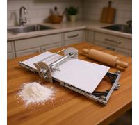 Sfogliatrice elettrica pieghevole commerciale (40''x17,7"), con tavola sfogliatrice, rullo per impasto, sfogliatrice in acciaio inossidabile con rotolamento in avanti e indietro(Electric)