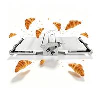 Sfogliatrice elettrica - Rullo automatico pieghevole per pasticceria, rulli antiaderenti, spessore 2-30 mm per cottura domestica, pressatura automatica reversibile
