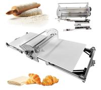 Sfogliatrice elettrica, rullo per pasta sfoglia regolabile per pasta sfoglia e fondente, design pieghevole per una facile conservazione