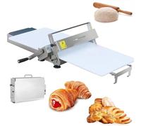 Sfogliatrice Manuale A300 Macchina Pieghevole per Stendere la Pasta Pressa Automatica per Pizza in Acciaio Inossidabile, per Pane e Pasta Sfoglia
