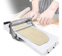 Sfogliatrice Manuale, Adatta a Vari Tipi di Pane Come i Croissant - sfogliatrice Manuale, Rullo pressa per Impasto in Acciaio Inox, sfogliatrice da banco, Spessore Regolabile, Prezzo 201 rup