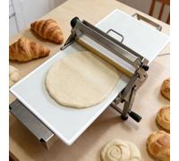 Sfogliatrice manuale commerciale, macchina per arrotolare la pasta | Sfogliatrice manuale professionale con funzione multifunzione per la stesura della pasta, progettata per impasti da panificio