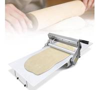 Sfogliatrice manuale con spessore regolabile per croissant, pizza e pasta, con design pieghevole e pannello antiaderente