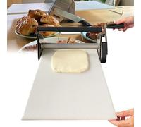 Sfogliatrice manuale in acciaio inossidabile da 30,5 cm per pasta, rullo per pasta pieghevole, spessore regolabile, sfoglia per panetteria, pasta sfoglia e impasto, RS201