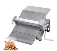 Sfogliatrice manuale in acciaio inox, con spessore regolabile, per fondente, croissant, pizza e pasta sfoglia