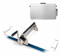 Sfogliatrice manuale in acciaio inox, con spessore regolabile, per pasticceria e pasticceria