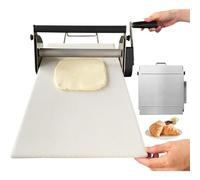 Sfogliatrice Manuale, Macchina Per La Stesura Di Pasta Pieghevole - Uso Commerciale E Domestico, Stendipasta In Acciaio Inox, Spessore Regolabile 0-17,5 Mm/0-27 Mm, Per Croissant E Pasta Sfoglia,A