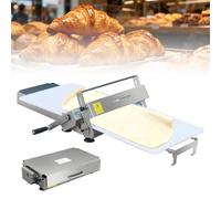 Sfogliatrice Manuale Per Croissant E Pasta Sfoglia, Sfogliatrice Professionale Commerciale Pasta Sfoglia Spessore Regolabile, In Acciaio Inox, Pieghevole, Per Pizza E Fondente, Uso Commerciale