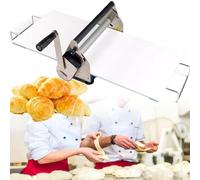 Sfogliatrice manuale per impasto, rullo pieghevole in acciaio inossidabile con 55 spessori regolabili per crosta di fondente