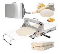 Sfogliatrice Manuale Per Panetteria, Pizza E Croissant, Macchina Stendipasta Pieghevole, Rullo Per Pasta In Acciaio Inox Con Spessore Regolabile 0,5-17,5 Mm/0,5-27 Mm, Uso Commerciale E Domestico,B