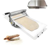 Sfogliatrice manuale per pasta pieghevole con bordo sfogliatoio Macchina manuale per pasta a rullo per pasta fondente appiattitore pasticceria in acciaio inossidabile Spessore regolabile facile da
