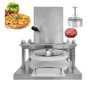 Sfogliatrice Manuale per pasta, pressa per pizza elettrica antiaderente, pressa per pasticceria in acciaio inox, facile da pulire, per pizzerie e fast food, diametro 22 cm