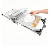 Sfogliatrice manuale per pasticceria professionale e uso domestico, design compatto con spessore regolabile per un efficiente rotolamento della pasta