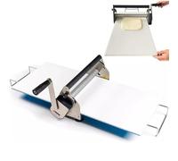 Sfogliatrice manuale, pieghevole, compatta, in acciaio inox con spessore regolabile, per pasticceria e pasta sfoglia