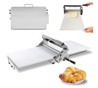 Sfogliatrice manuale, pieghevole, con spessore regolabile da 0,5 a 27 mm, per panetteria domestica, pizza, croissant, perfetta per uso commerciale