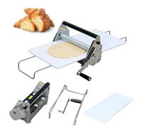 Sfogliatrice manuale pieghevole, macchina for sfogliare la pasta da tavolo, spessore regolabile, piastra di pressatura 90 * 40 cm, ingombro ridotto, facile da pulire, panifici commerciali domestici
