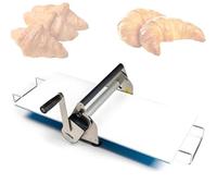 Sfogliatrice Manuale Pieghevole, Macchina per Pizza in Acciaio Inox 30.5Cm/39.4Cm, Stendipasta da Tavolo, Spessore Regolabile,per Preparare Pasta Sfoglia per Pasticceria,Commercial