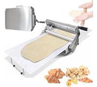 Sfogliatrice Manuale Pieghevole Pasticceria Macchina per pasta commerciale, uso domestico, manuale, per e fondente, spessore regolabile 0-17,5 mm/0-27 mm, laminazione in acciaio inossidabile