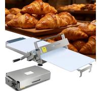 Sfogliatrice Manuale Pieghevole Per Croissant E Pasta Sfoglia, Sfogliatrice Professionale Hand-cranked Puff Pastry Machine, Sfogliatrice Pasticceria Per Casa Commerciale In Acciaio Inossidabile