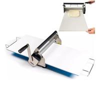 Sfogliatrice manuale pieghevole per pasticceria, pizza e croissant, in acciaio inox, spessore regolabile 0,5-27 mm, uso commerciale e domestico, modello 400