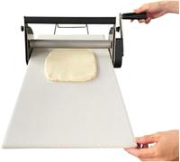 Sfogliatrice manuale pieghevole per pasticceria, pizza e croissant, spessore regolabile da 0,5 a 27 mm, rullo per pasticceria in acciaio inox, uso commerciale e domestico
