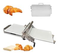 Sfogliatrice Manuale Pieghevole Professionale,Sfogliatrice Manuale Acciaio Inossidabile,Macchina Per Pasta Sfogliaper Bakery Pizza e Croissant,Grado Commerciale per Casa(300)