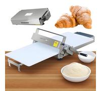 Sfogliatrice manuale pieghevole, rullo per pasta regolabile in acciaio inox | Sfogliatrice manuale in acciaio inox con rullo per pasta regolabile, ideale per l'impasto in casa e per piccoli panifici.