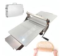 Sfogliatrice Manuale Professionale commerciale compatta da 12" con spessore regolabile pieghevole per pizza, croissant, pasticceria, fondente